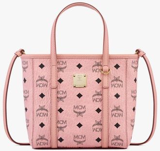 MCM Mini Toni Top-Zip Shopper in Visetos
