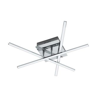Eglo Lasana Ceiling & Wall Light - Chrome | TJ Hughes