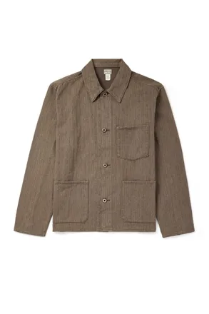 Ralph Lauren Waterford Herringbone Cotton Shirt Jacket