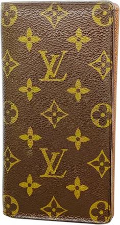 Louis Vuitton Brown Long Wallet (Bi-Fold) (Pre-Owned)