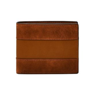 Fossil Wallet for Men Everett, Leather Bifold Medium brown 11.5 cm L x 2.5 cm W x 9.6 cm H ML4400210
