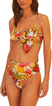 Farm Rio Fruits Paradise Bandeau Bikini Top