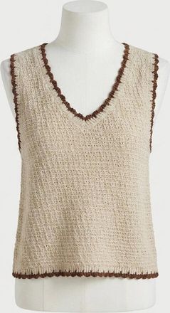Z Supply Yessenia Whipstitch Tank Top In Linen