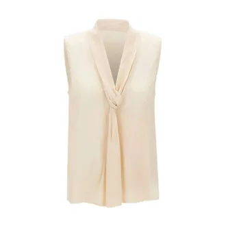 Liu Jo Blouses, female, Beige, Size: 2XL Georgette Top