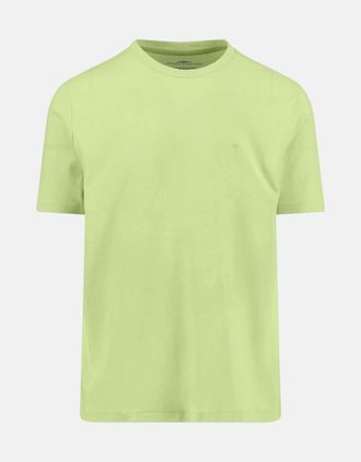 Fynch-Hatton Mens Sanforized Cotton T-Shirt Pear - Green - Size: 44