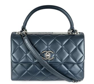 Chanel Trendy CC Small Navy Flap Bag