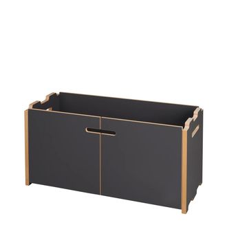 Tojo M&ouml;bel hochstapler Anbaumodul mit T&uuml;ren, anthrazit