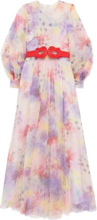 Saiid Kobeisy Floral Printed Long Dress