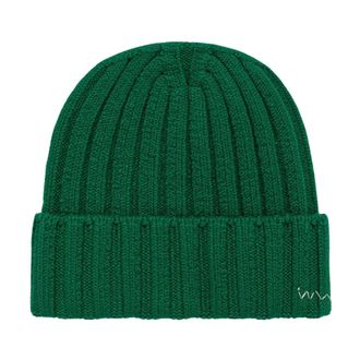 Visvim Kasjmieren muts - Heren - Accessoires - Groen - Maat: ONE Size Kasjmier