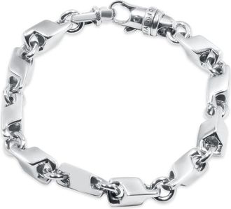 Pompeii3 Mens Seed & Rolo Link 14k Gold (54gram) or Platinum (86gram) 7mm Bracelet 8