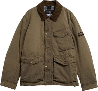 Barbour Winter Drifter Waxed Jas - Heren - Zomerjassen - Groen - XL - Katoen - Jassen