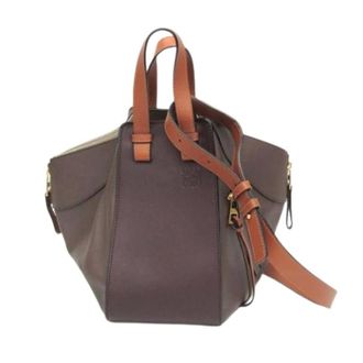 Loewe Pre-owned Hammock Small Handtas - Dames - Pre-owned - Bruin - Maat: ONE Size Leer