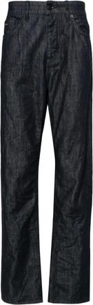 BOSS Jeans dritti a vita media - Blu