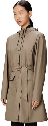 Rains Waterdichte jas met ceintuur Curve