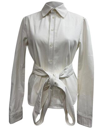 Loewe Belted Button Shirt (Authentic Pre-Loved)