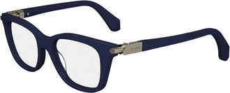 Ferragamo Brillenmonturen - unisex - Brillen - Blauw - 50 MM - Accessoires