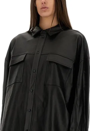 Michael Michael Kors Lamb Leather Jacket - Black