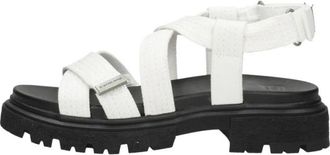 G-Star Xinva CVS W Flat Sandalen - Dames - Sandalen - Wit - 39 EU - Katoen - Schoenen