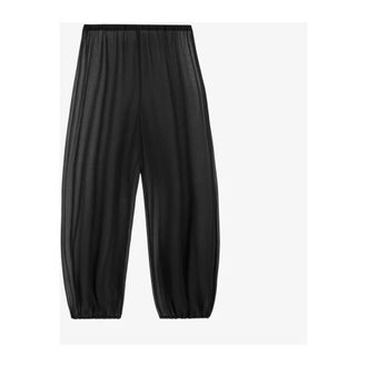 Frankie Shop Wide Trousers, female, Black, Size: L Orissa Sheer Balloon Pants