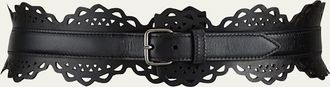 Alaia Thin Openwork Corset Belt