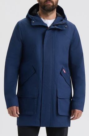 Hunter Downing Hooded Rain Jacket in Naval Academy at Nordstrom Rack, Size X-Large