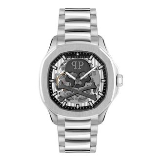 Philipp Plein Gray Stainless Steel Dress Mens Watch