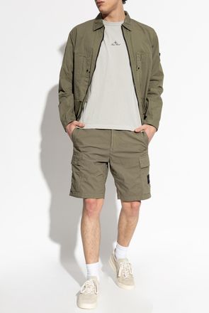 Stone Island Cargo Shorts, Mens, Green