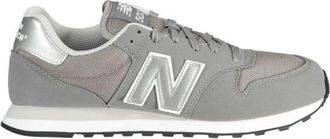 New Balance Grijze Polyester Sneakers met Contrasterend Logo - Heren - Sneakers - Grijs - 40 EU - Polyester - Schoenen