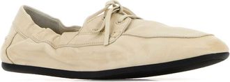 Prada Womens Shoes Loafer Beige Calf