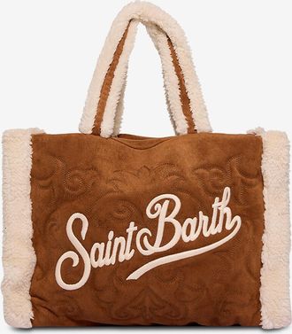 MC2 Saint Barth Rechteckiger Shopper aus synthetischem Lammfell Vanity Shearling