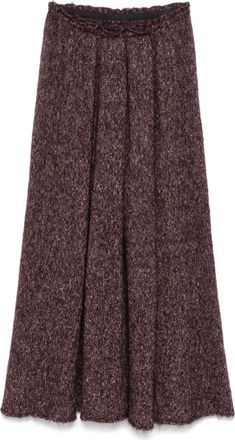 Yohji Yamamoto Gonna in maglia anni 2000 - Viola