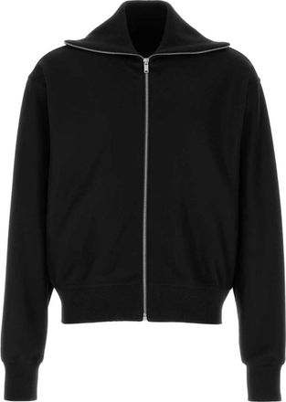 Jil Sander Sweatshirt met Rits - Heren - Vesten met rits - Zwart - M - Hoodies & sweatvesten