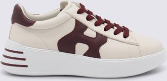 Hogan Sneakers Beige/Bordeaux-Donna
