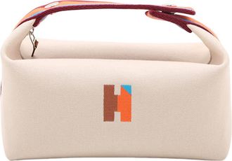 Herm&egrave;s Pre-owned Hermes Small Toile Bride A Brac H Pavillon Case Ladies EZEWOQX02R7D6I1U