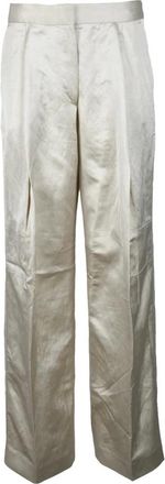 Calvin Klein Broeken, Dames, Wit, M, Katoen, Broek