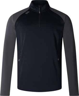 Canterbury Of New Zealand Unisex Adult Elite Quarter Zip Pullover (Black) - Size X-Small