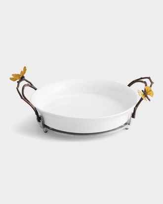 Michael Aram Butterfly Ginkgo Pie Dish
