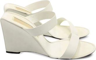 Michael Kors Mules con zeppa 100mm - Bianco