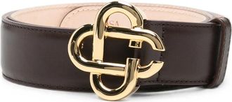 Casablanca Logo-buckle Leather Belt