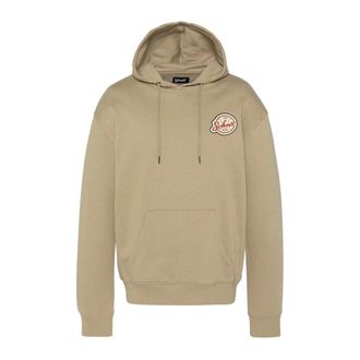 Schott NYC Baseball Hood - Heren - Hoodies - Beige - L - Katoen - Hoodies & sweatvesten