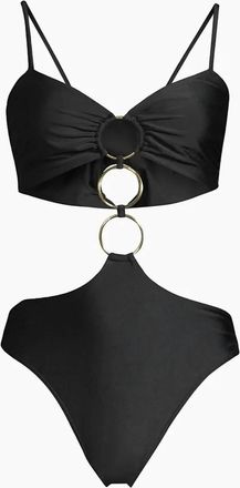Ramy Brook Womens Zayla One-Piece Swimsuit In Black