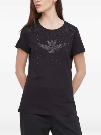 Aeronautica T-shirt con logo - Nero