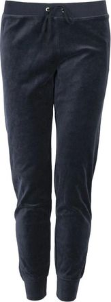 Juicy Couture Velours joggingbroek - Dames - Broeken - Blauw - Maat: S Velours