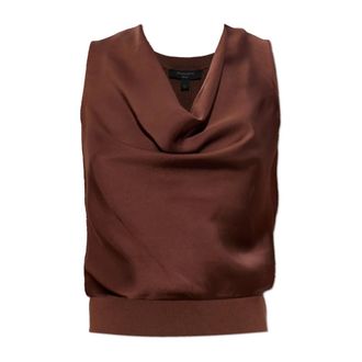 AllSaints Mujer, Camisetas, Marr&oacute;n, Talla: S
