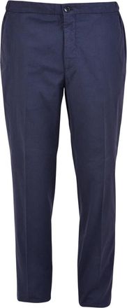 Incotex Gestreepte Casual Broek voor Mannen - Heren - Chinos - Blauw - M - Broeken