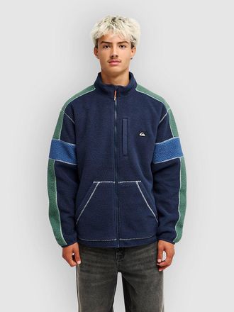 Quiksilver Clean Coast Block Fz Fleece Jas blauw