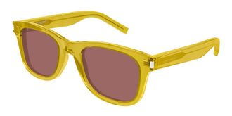 Saint Laurent SL 51 083 Mens Sunglasses Yellow Size 50 - Free RX Lenses - Free RX Lenses