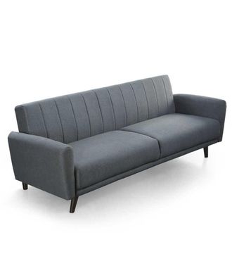 Home Heavenly Sof&aacute; cama clic clac 3 plazas 214x85x85 cm en color gris
