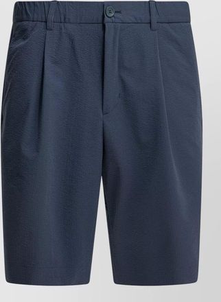 Herno shorts pleated front belt loops pockets