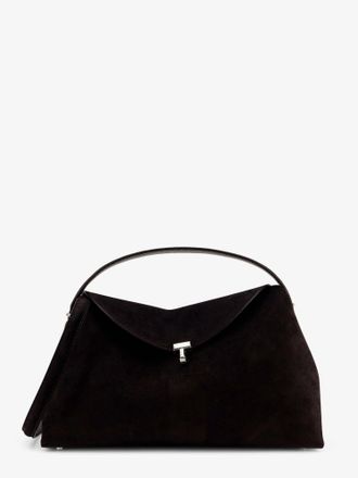 Toteme Borsa a mano T-Lock in suede - TOTEME - gender_Woman